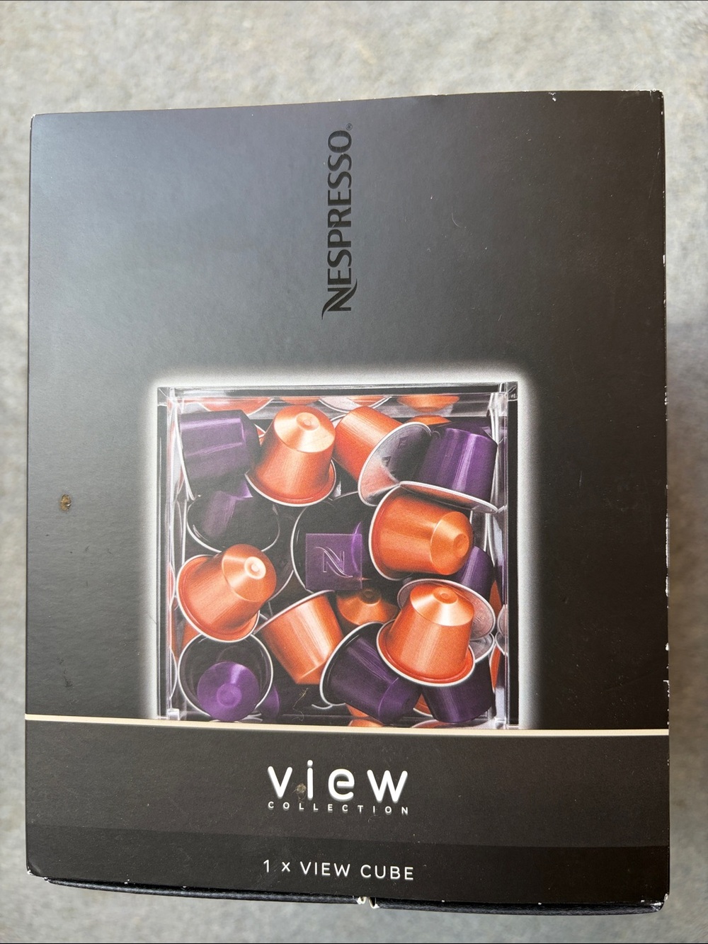 NWT Nespresso View Capsule dispenser cube